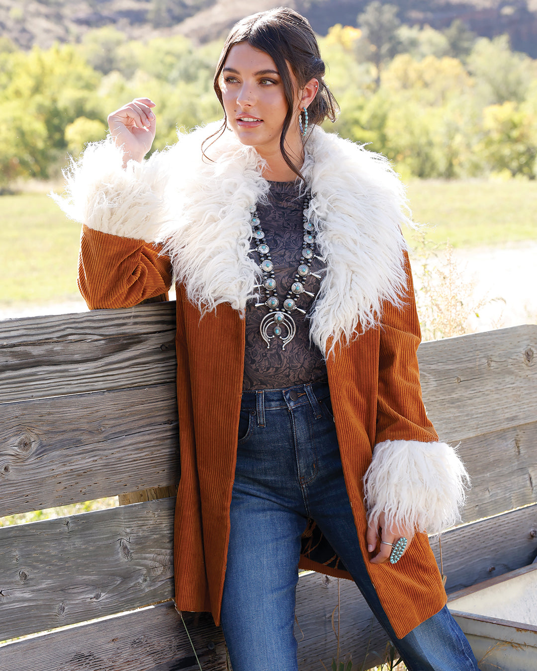 Cruel Denim Women's Corduroy Coat