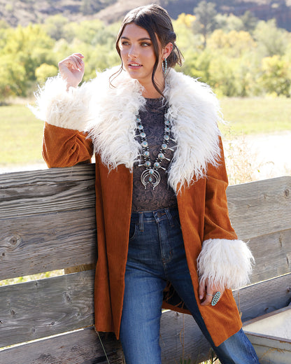 Cruel Denim Women's Corduroy Coat
