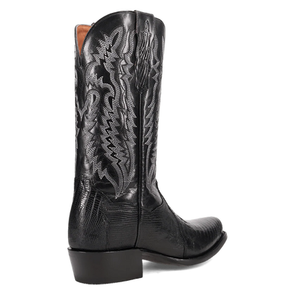 Dan Post Black Ringold Lizard Boots