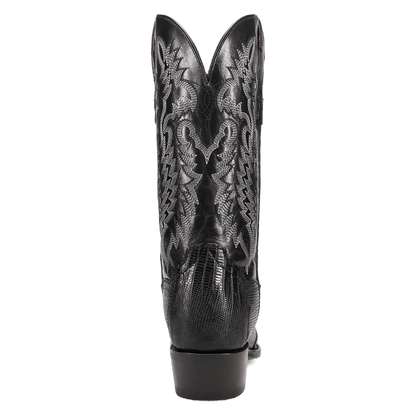 Dan Post Black Ringold Lizard Boots