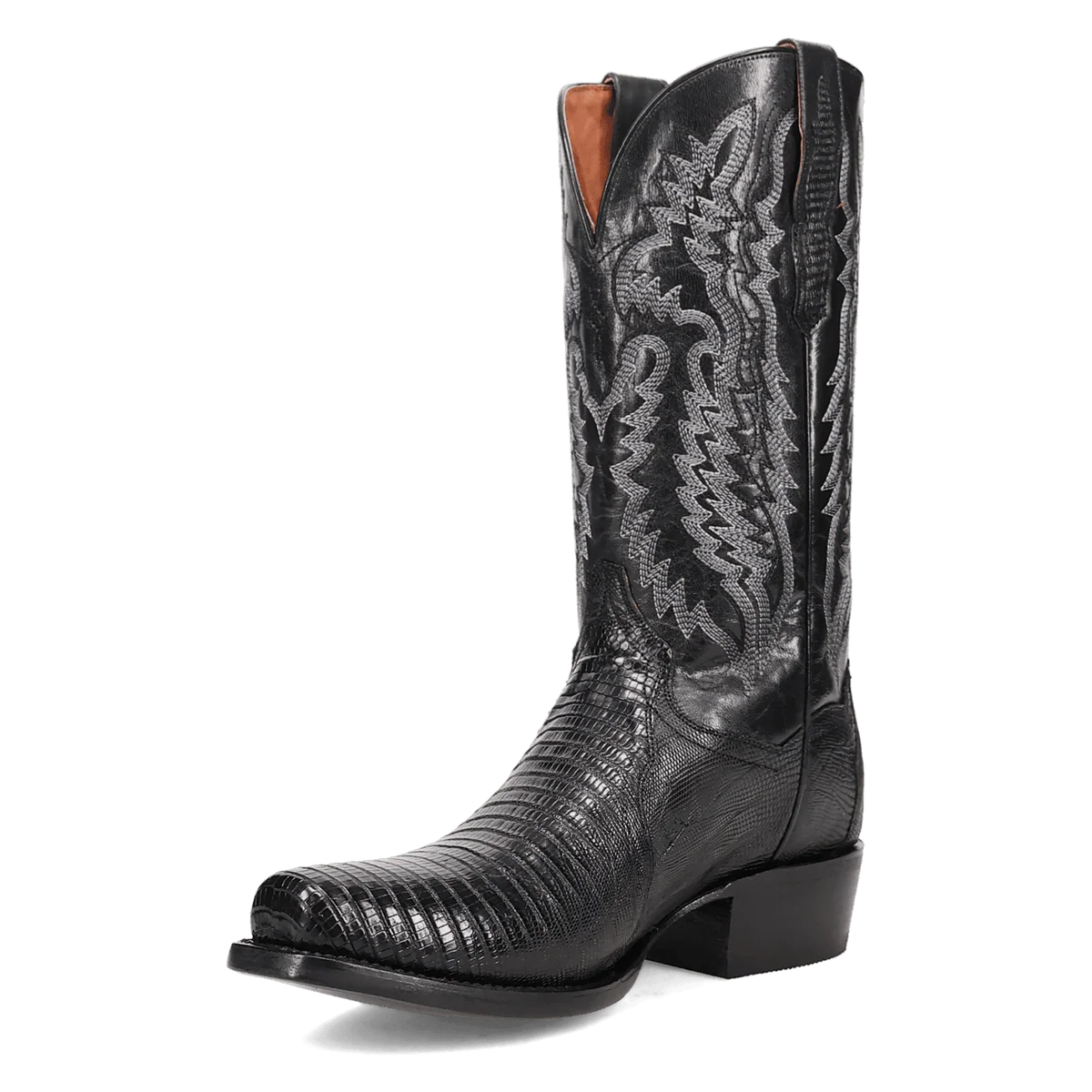 Dan Post Black Ringold Lizard Boots