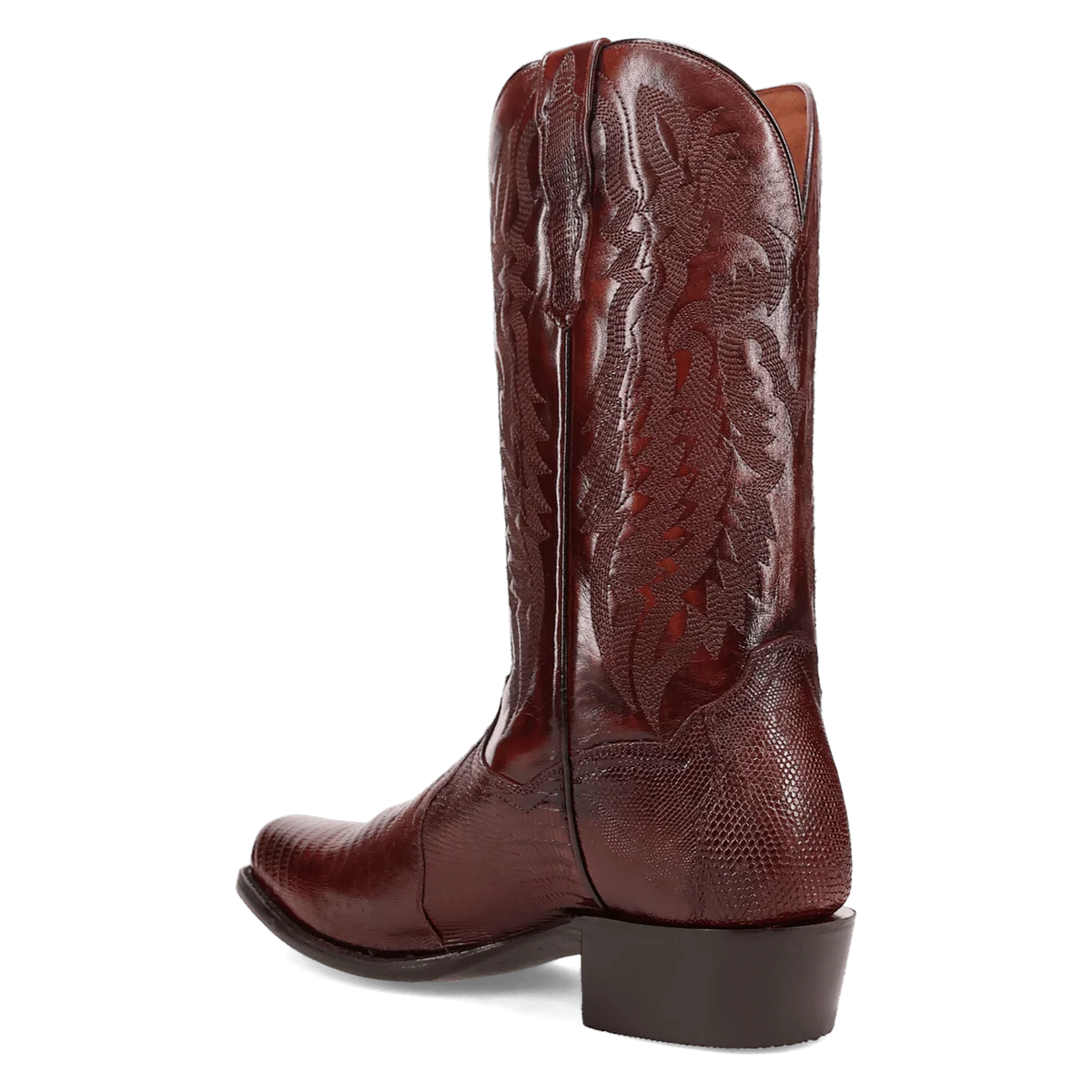 Dan Post Antique Tan Ringold Lizard Boots