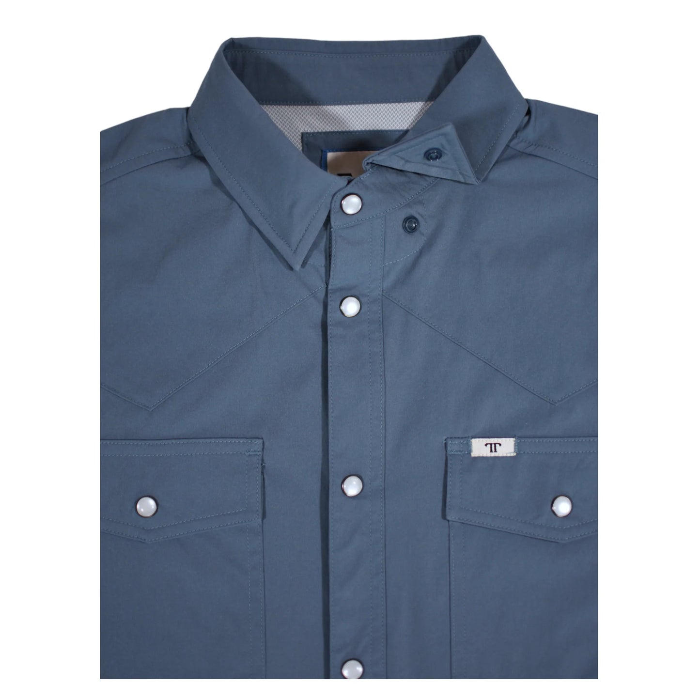 Ferrell CORE - Blue Short Sleeve Snap Shirt