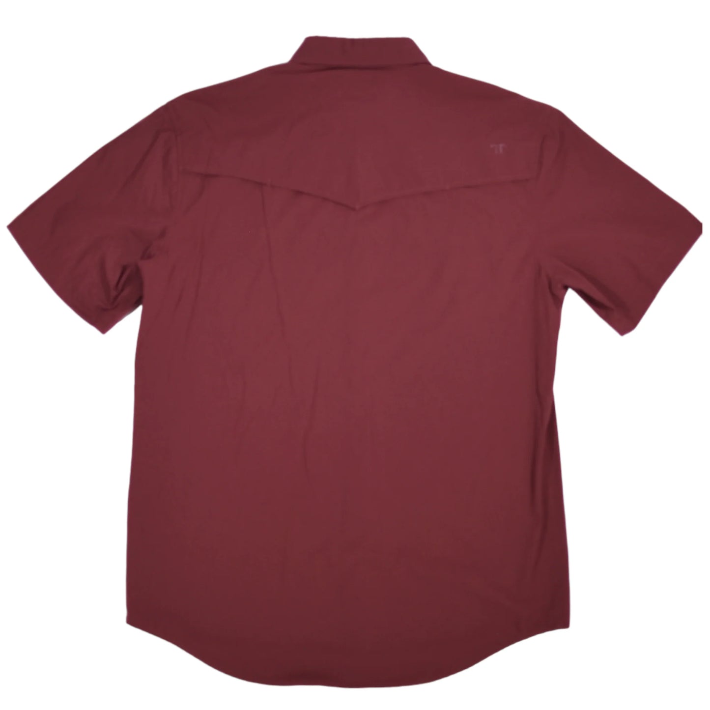 Ferrell CORE - Maroon Short Sleeve Snap Shirt