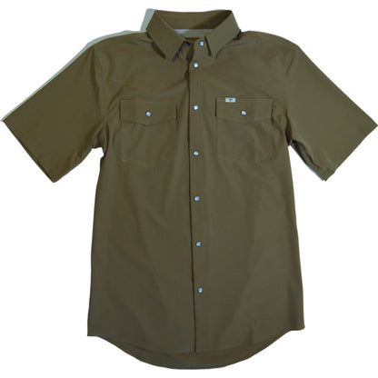 Ferrell CORE - Khaki Short Sleeve Snap Shirt