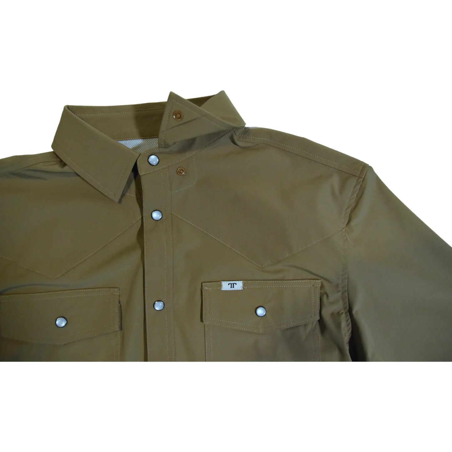 Ferrell CORE - Khaki Short Sleeve Snap Shirt