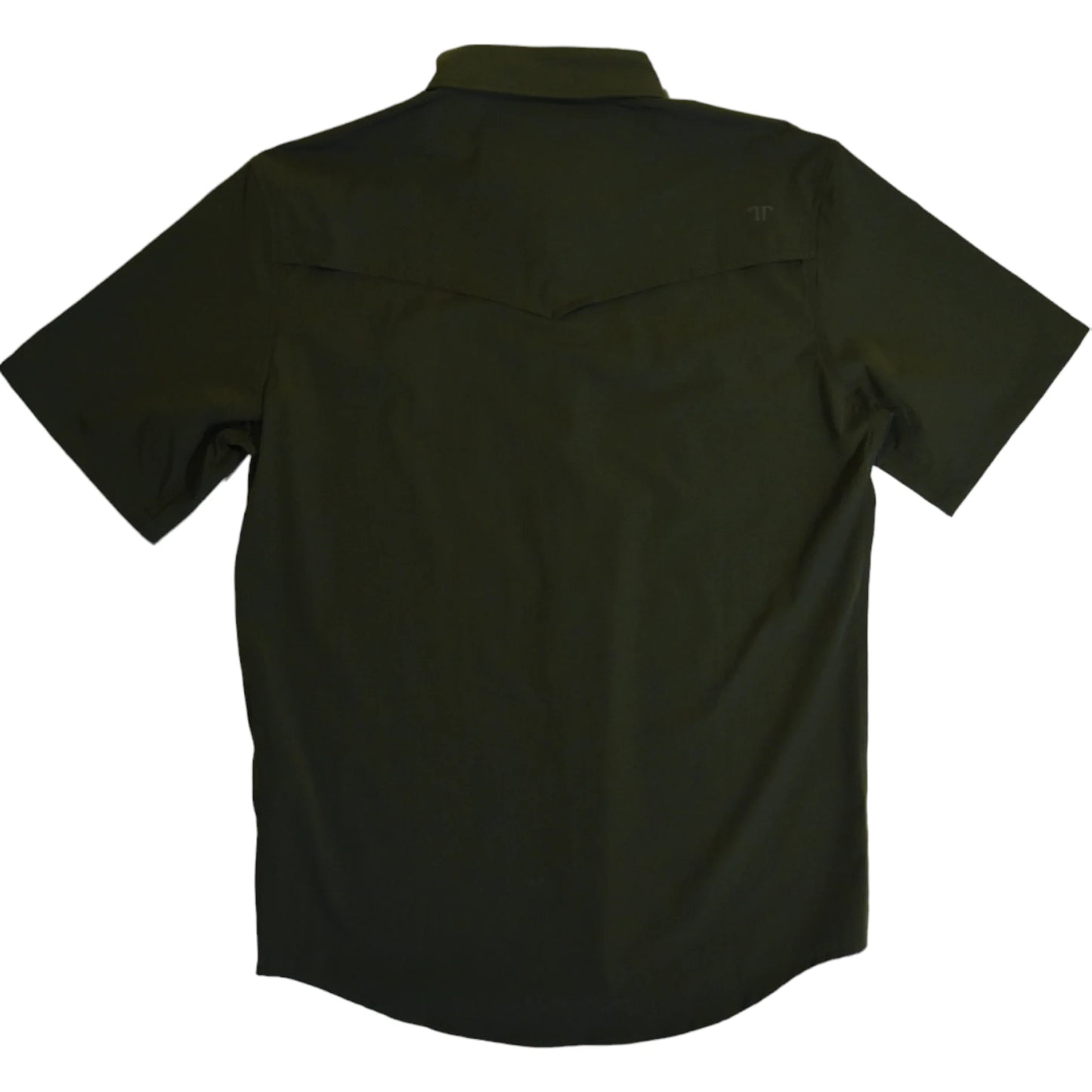 Ferrell CORE - Olive Green Short Sleeve Snap Shirt