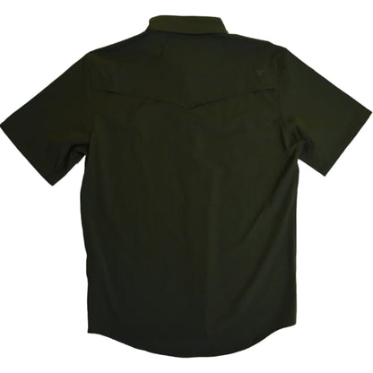Ferrell CORE - Olive Green Short Sleeve Snap Shirt