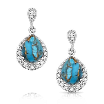 Montana Silversmith Blue Rivers Turquoise Earrings