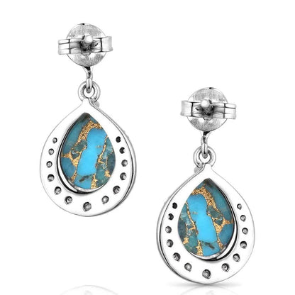 Montana Silversmith Blue Rivers Turquoise Earrings