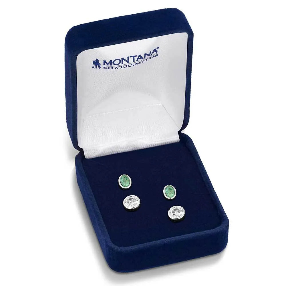 Montana Silversmith Circle Four Post Earring Set