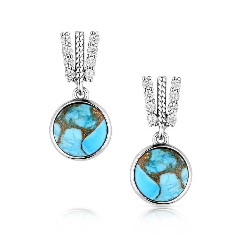 Montana Silversmith Trailing Turquoise Earrings