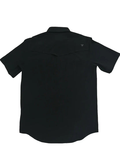 Ferrell CORE - Black Short Sleeve Snap Shirt
