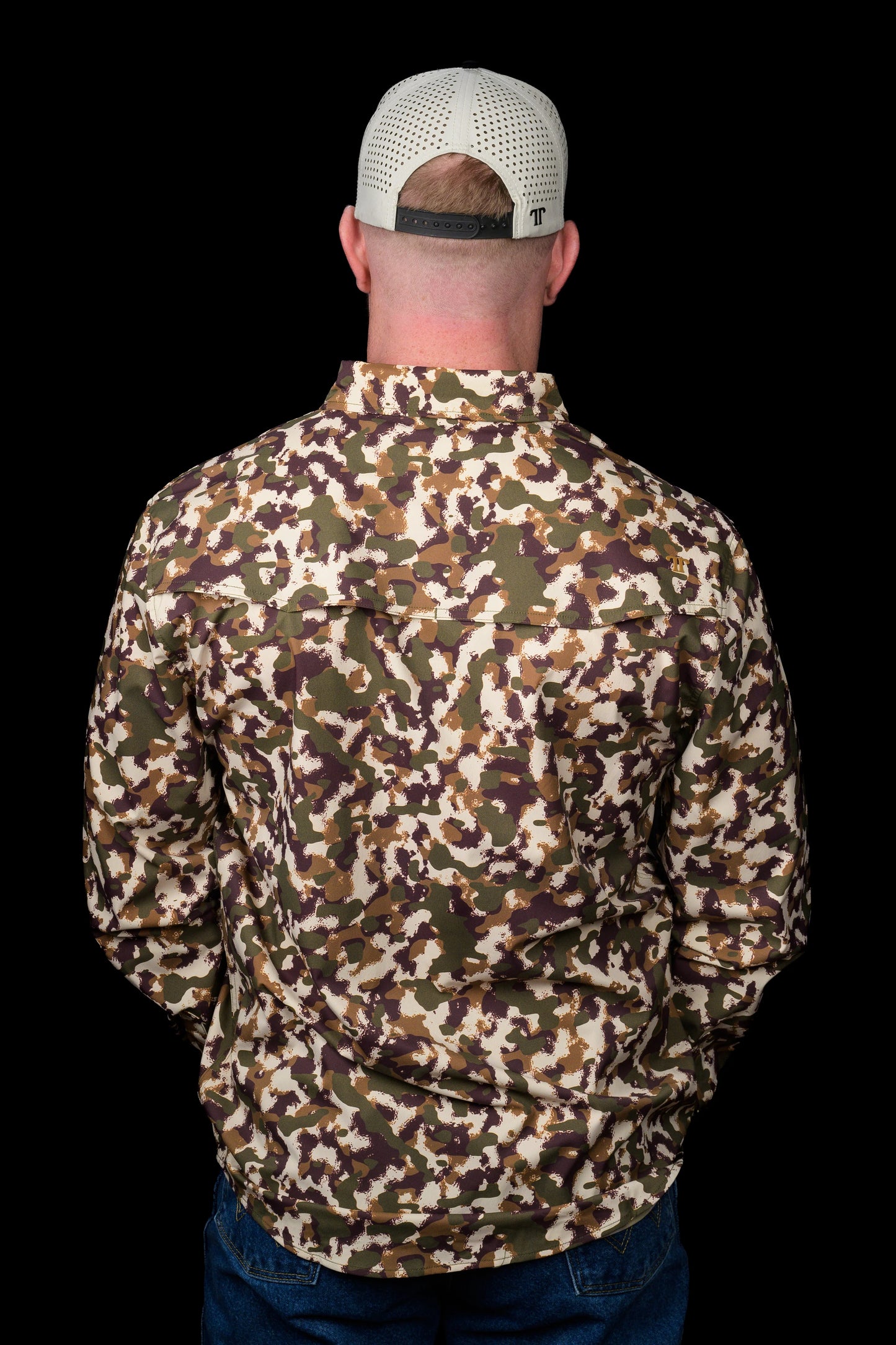 Ferrell Camo Lite - Long Sleeve Double Button Shirt