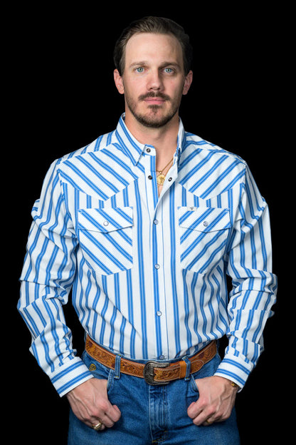 Ferrell The Eric - Long Sleeve Snap Shirt
