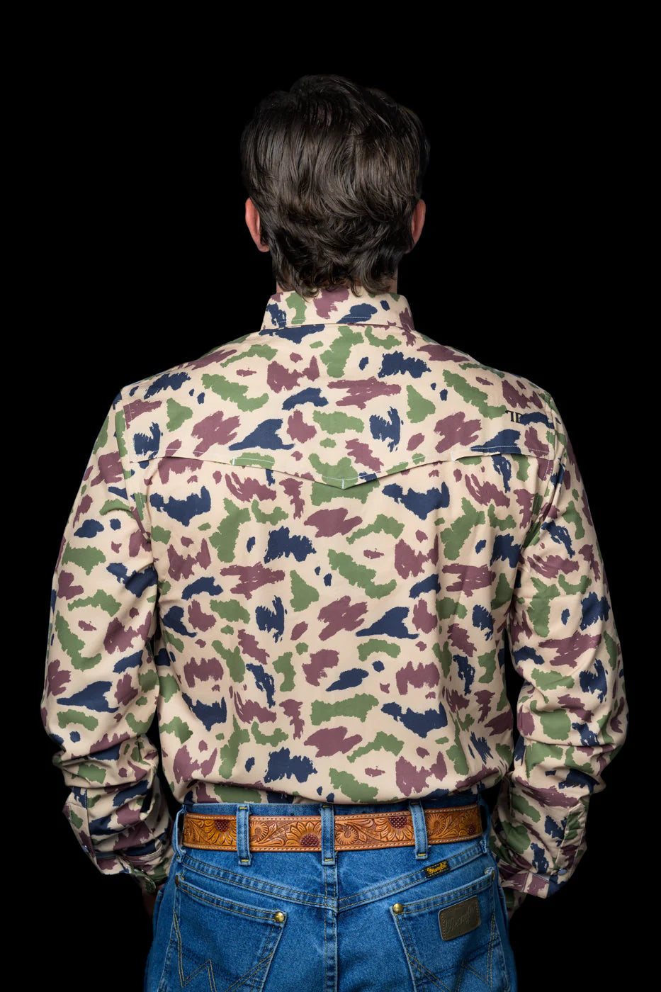 Ferrell Camo Long Sleeve Snap Shirt