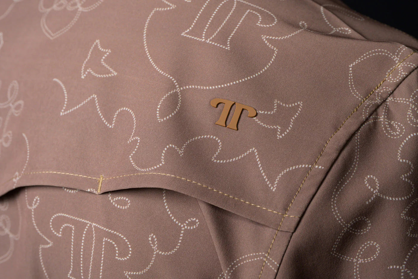 Ferrell The Carson in Brown - Long Sleeve Snap Shirt