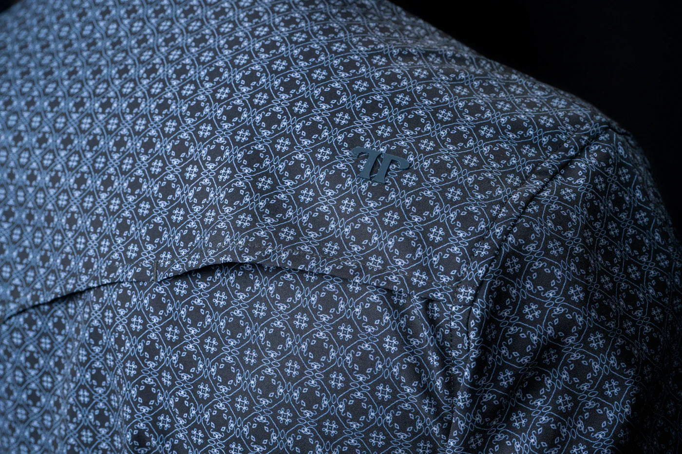 Ferrell The Silas in Black - Long Sleeve Snap Shirt