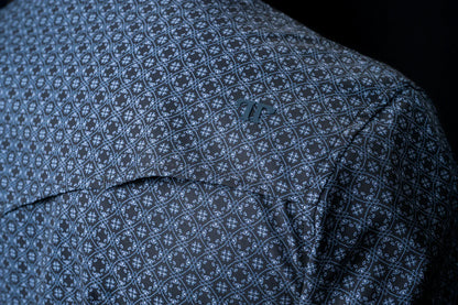 Ferrell The Silas in Black - Long Sleeve Snap Shirt