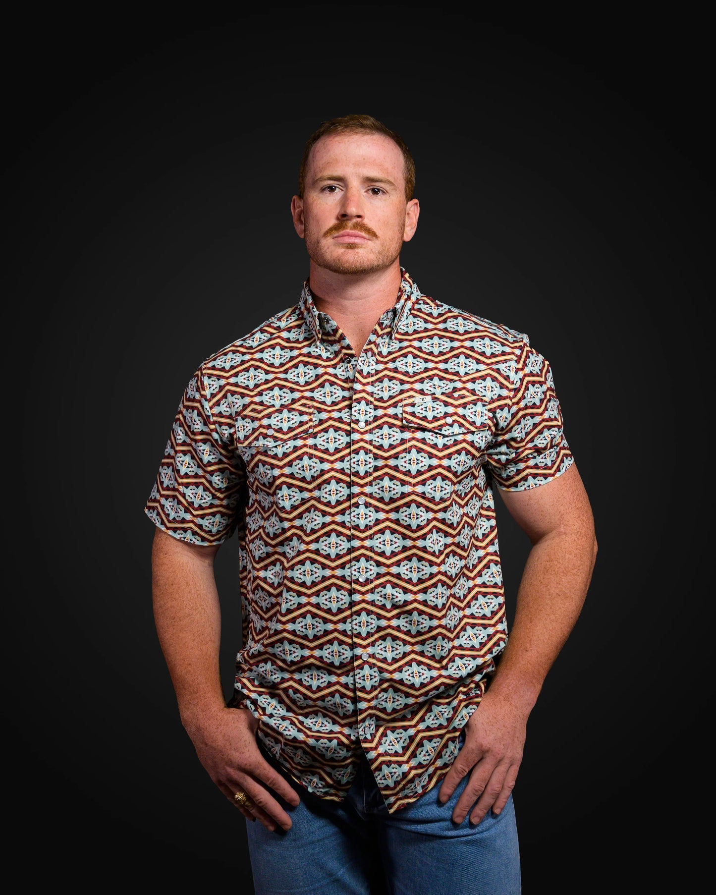 Ferrell The Mark - Short Sleeve Snap Shirt