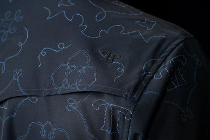 Ferrell The Carson - Black Short Sleeve Snap