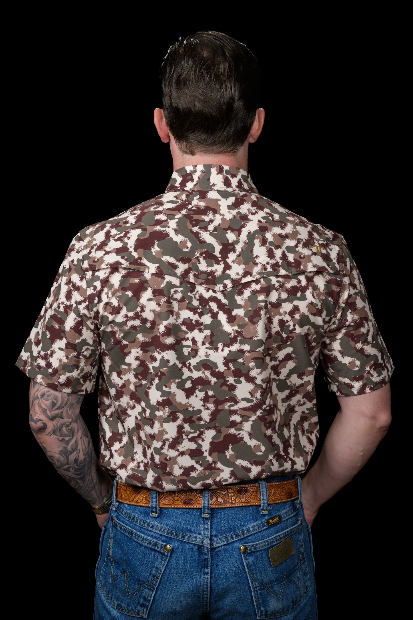Ferrel Camo Lite Short Sleeve Snap Shirt