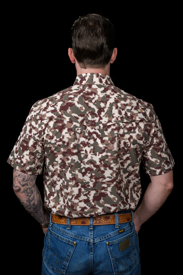 Ferrel Camo Lite Short Sleeve Snap Shirt