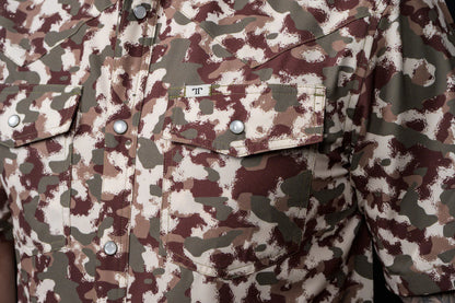 Ferrel Camo Lite Short Sleeve Snap Shirt