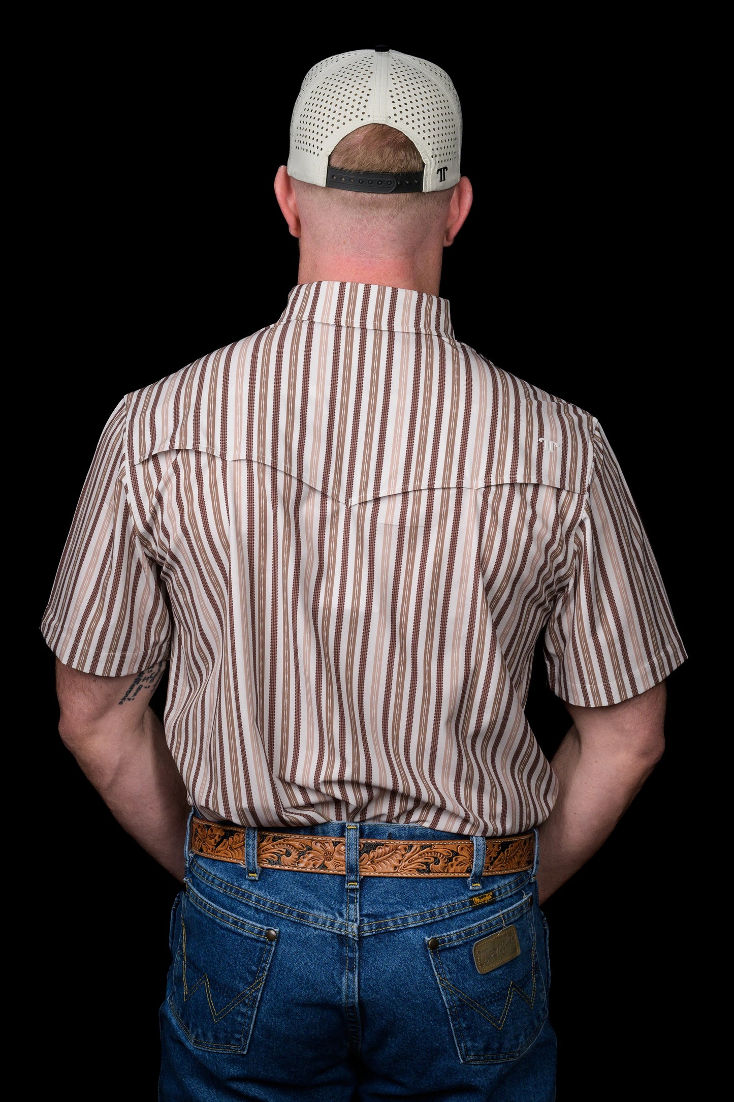 Ferrell The Wyatt - Brown Short Sleeve Snap Shirt