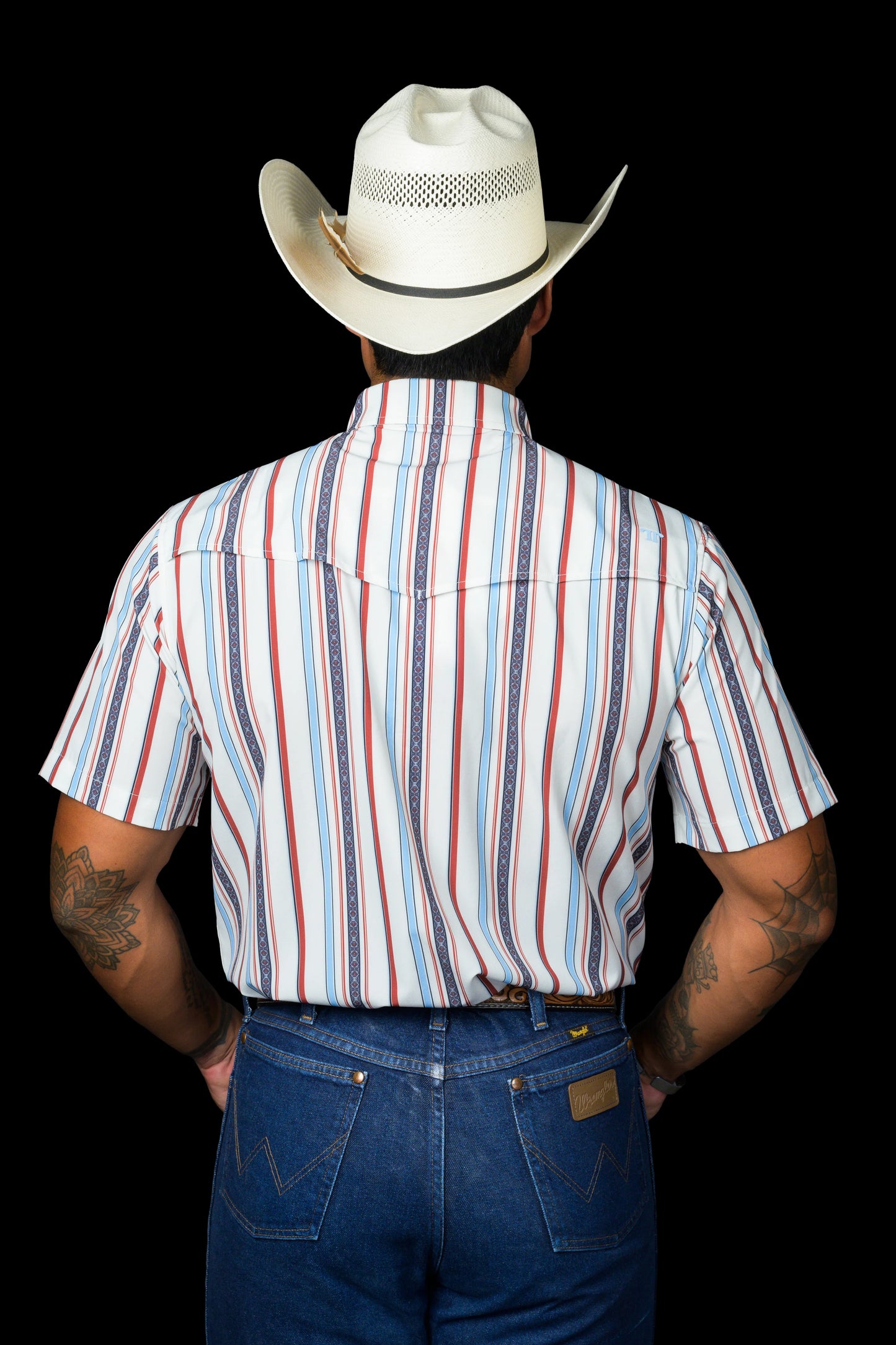 Ferrell The Brooks in White - Short Sleeve Snap Shirt