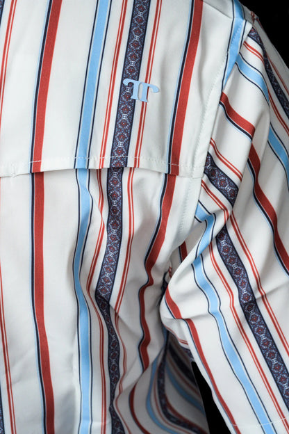 Ferrell The Brooks in White - Short Sleeve Snap Shirt