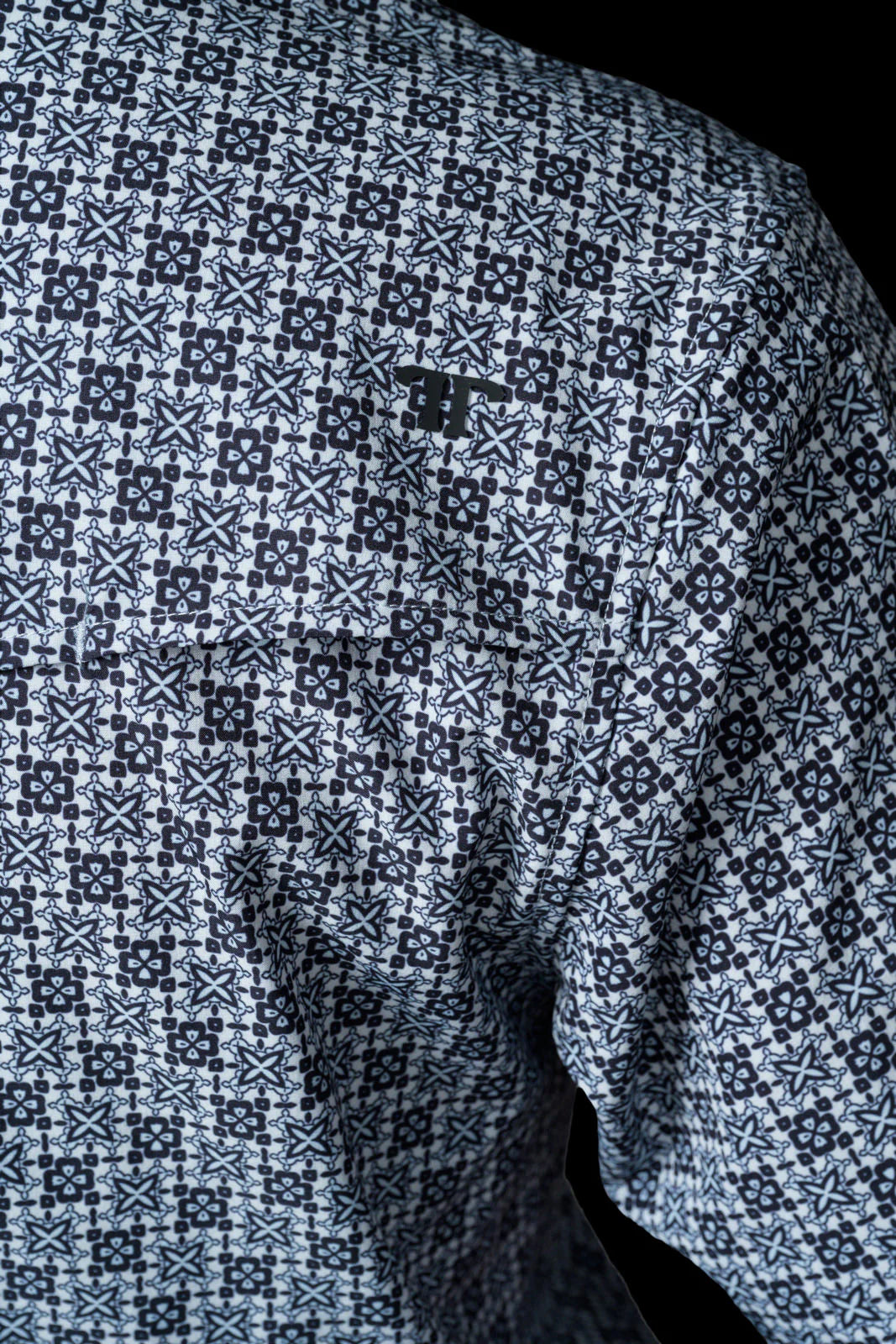 Ferrell The Colton in Blue - Short Sleeve Snap Shirt