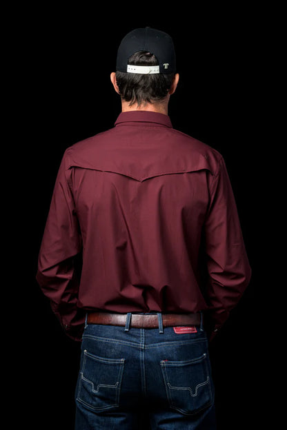Ferrell CORE - Maroon Long Sleeve Shirt