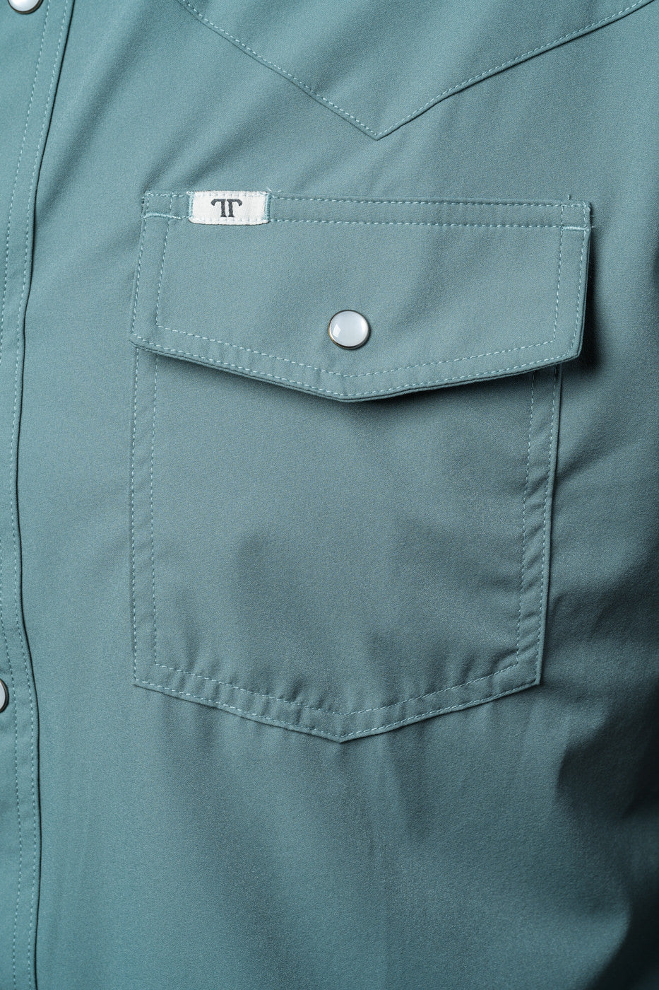 Ferrell CORE - Aqua Short Sleeve Snap Shirt