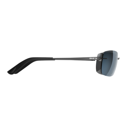 BEX - Fynnland X-OTG Sunglasses in Gunmetal, Gray, & Blue