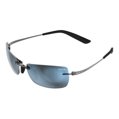 BEX - Fynnland X-OTG Sunglasses in Gunmetal, Gray, & Blue