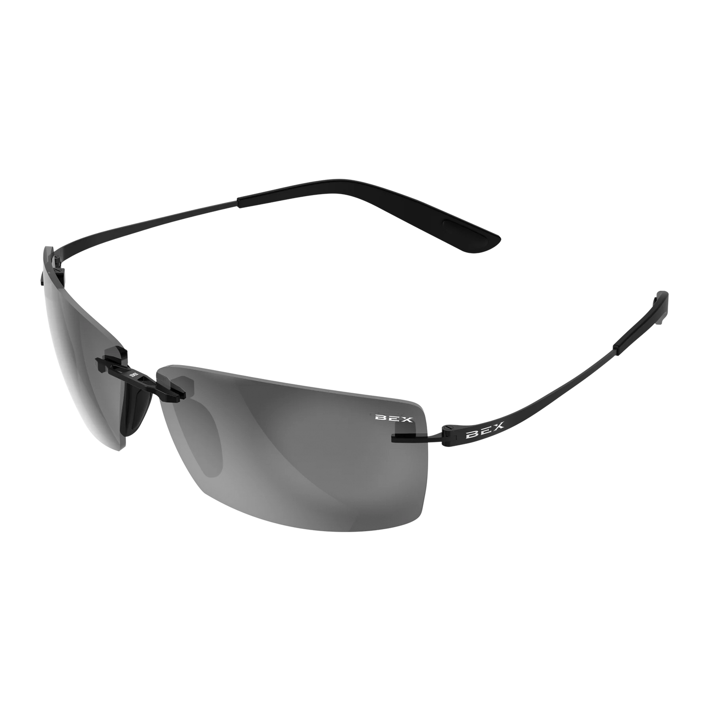 BEX - Fynnland XL-OTG Sunglasses in Black, Gray, Silver
