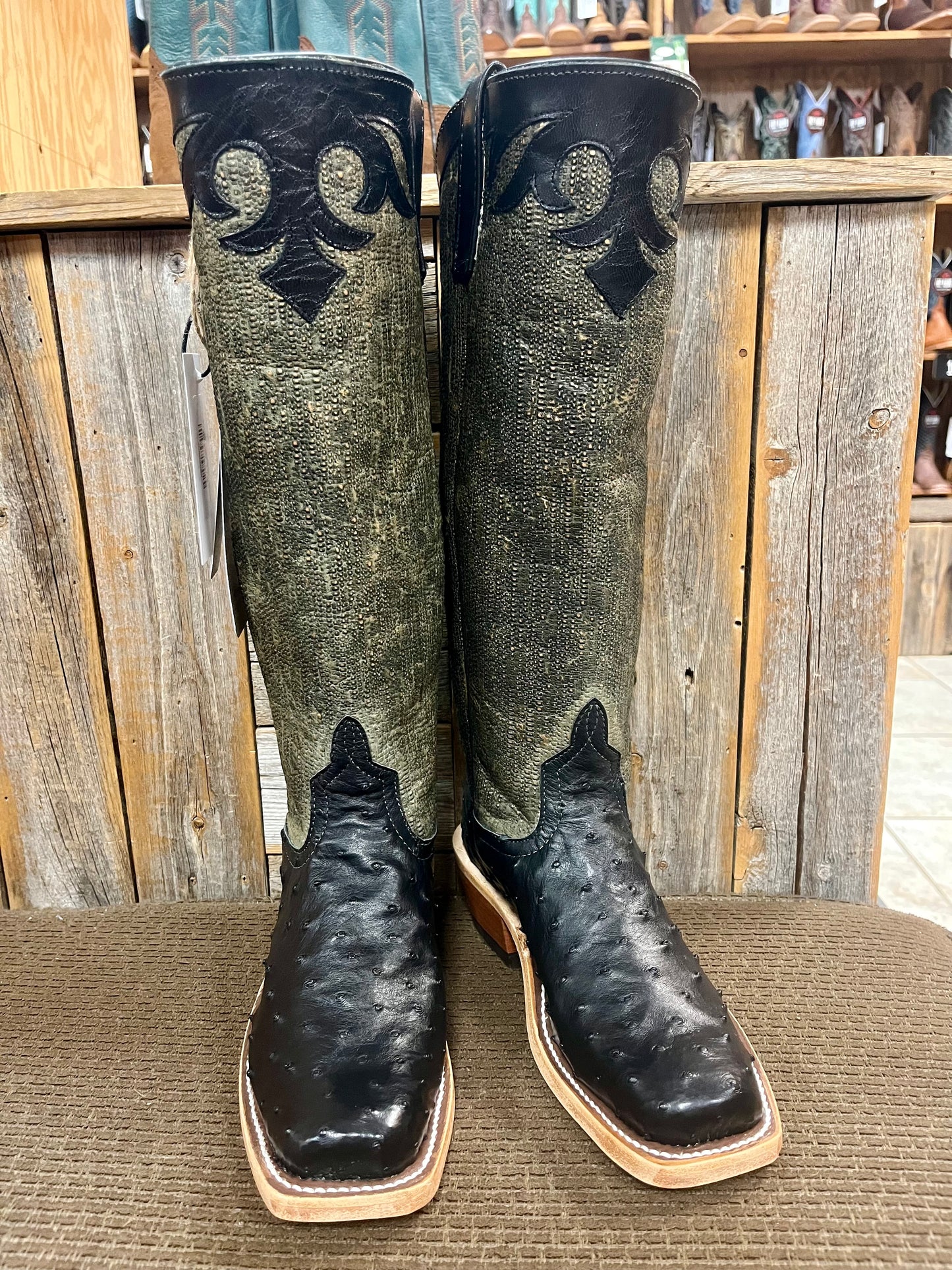 Mr. Boots Exclusive Anderson Bean The Sophie FQ Ostrich Boots