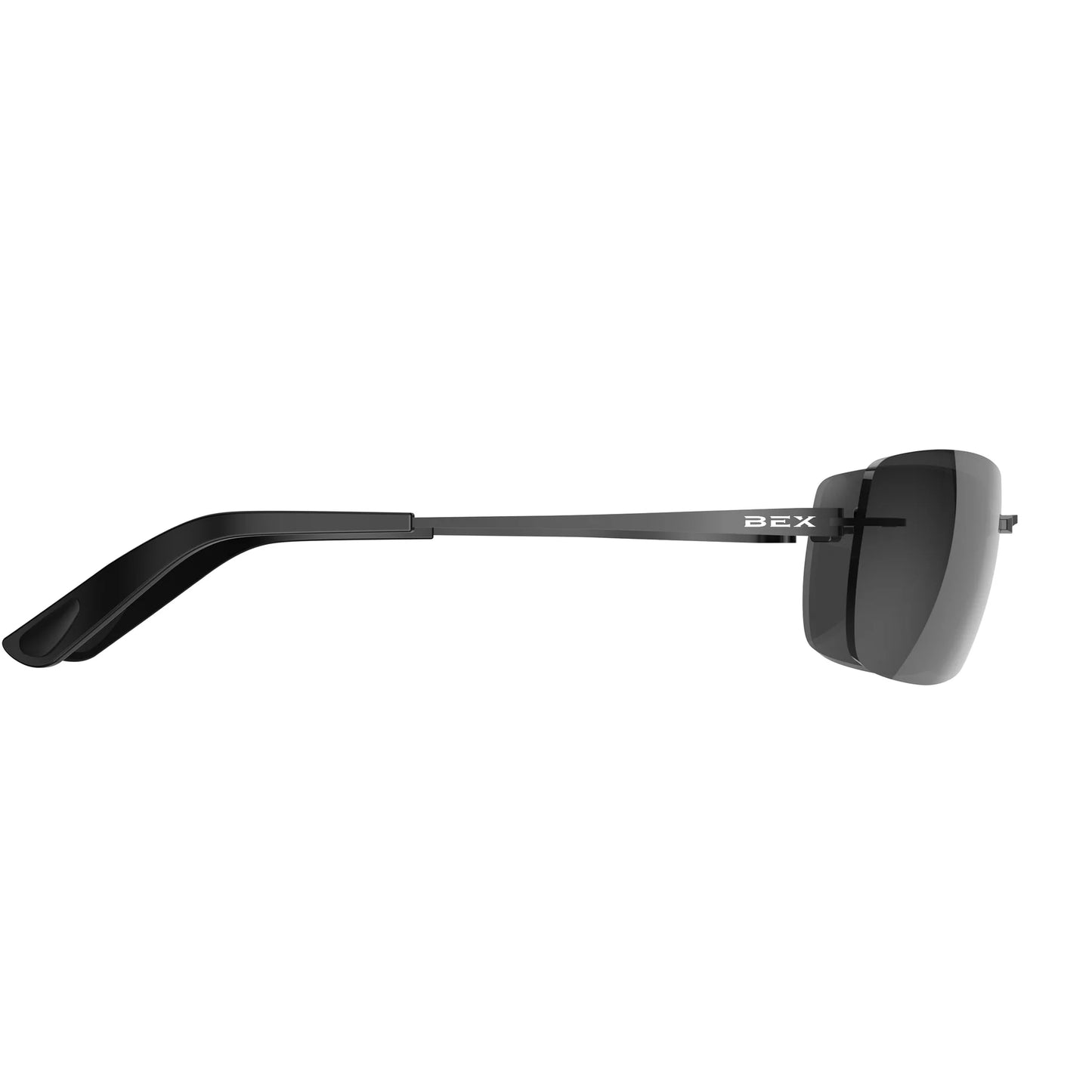 BEX - Fynnland X-OTG Sunglasses in Black, Gray, & Silver