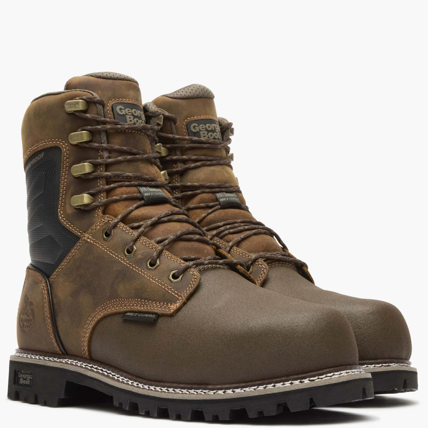 Georgia Boot Brute Composite Toe Met Guard Waterproof Work Boots