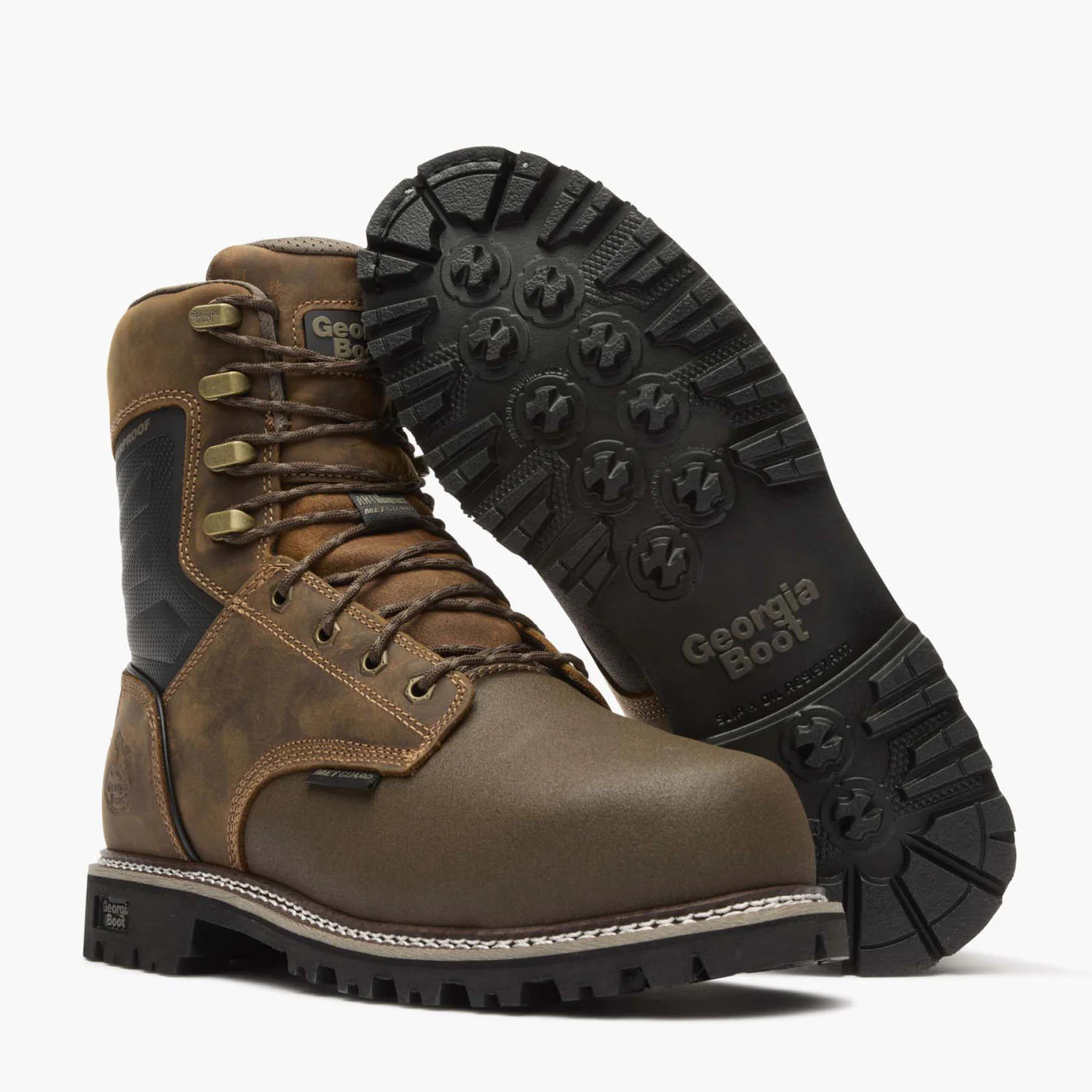 Georgia Boot Brute Composite Toe Met Guard Waterproof Work Boots