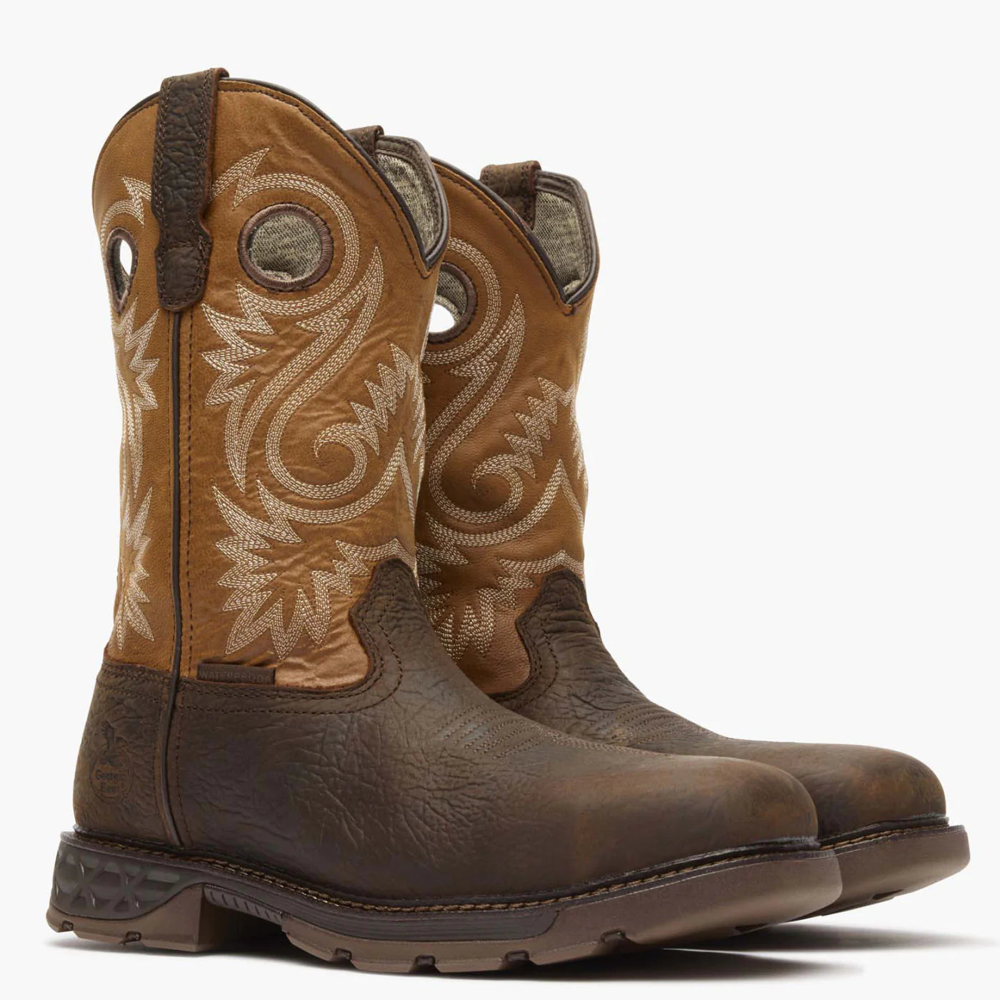 Georgia Boot Carbo-Tec FLX 11" Waterproof Alloy Toe Pull On Work Boots