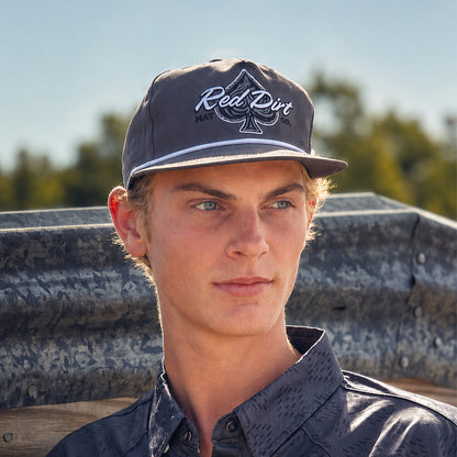 Red Dirt Hat Company Hold Em' Charcoal Hat