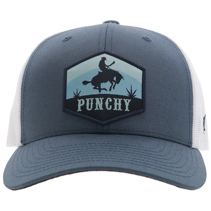 Hooey "Ranchero" Punchy Blue & White Hat