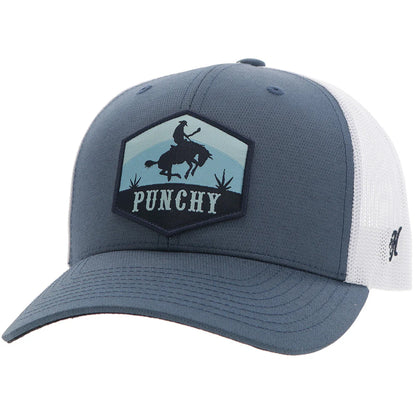 Hooey "Ranchero" Punchy Blue & White Hat