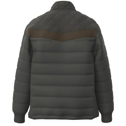 Hooey "Banff" Grey Puffer Jacket