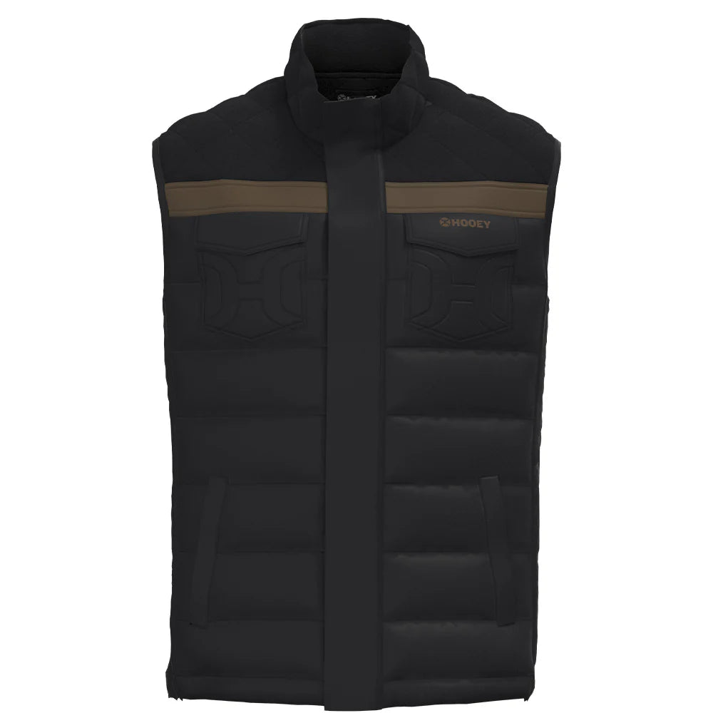 Hooey "Banff" Black Puffer Vest