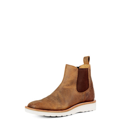 AB Distressed Bison Swedge Boots