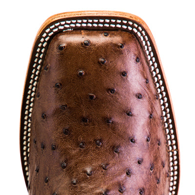AB Top Hand Collection Kango Tobac FQ Ostrich Boots