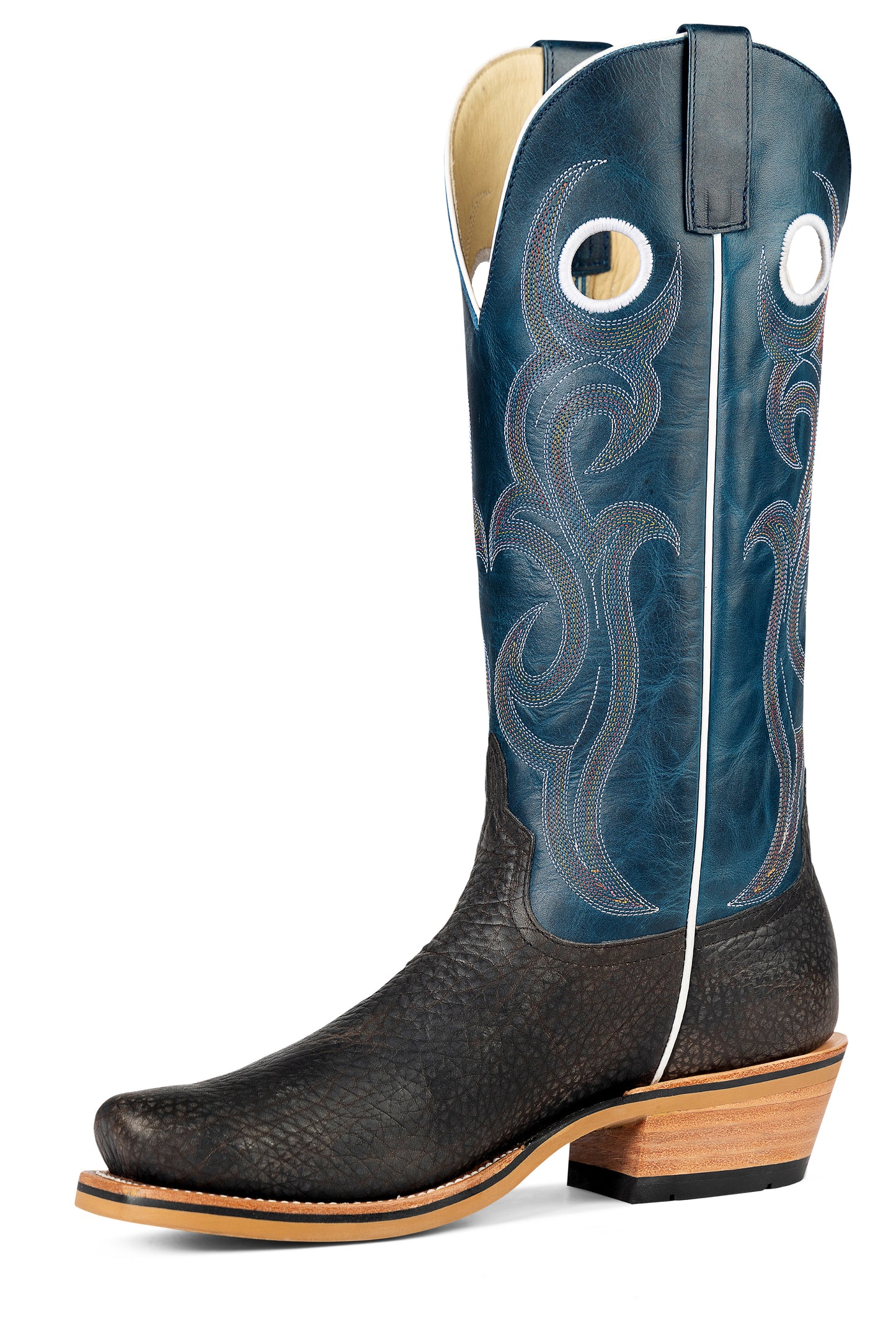 AB Top Hand Collection Black Rock Shrunken Bull Boots